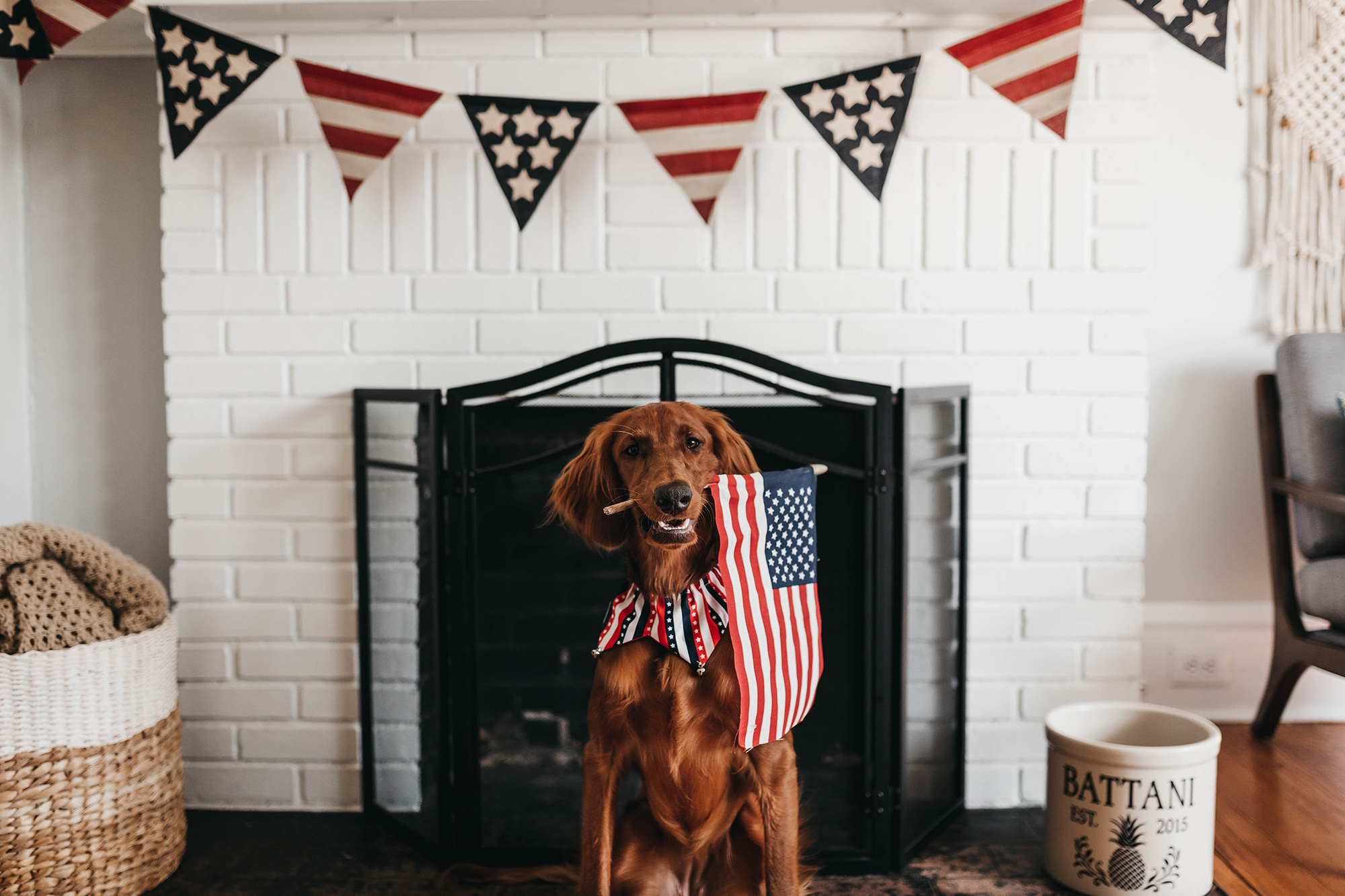 ShineSnow Gartenflagge „Happy 4th Of July“, 30,5 X 45,7 Cm – Doppelseitig Bedruckt, Aus Polyester | Patriotische Dekoration Für Terrasse & Garten