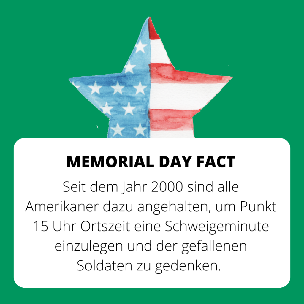 memorial day schweigeminute