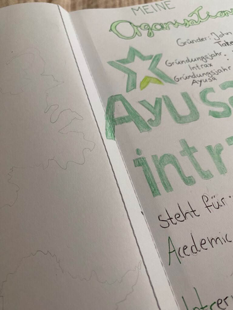 Abschiedsbuch, Seite über Ayusa