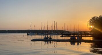 Sonnenuntergang am See