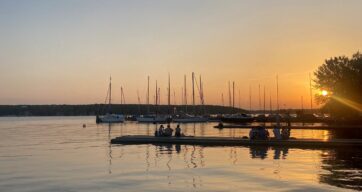 Sonnenuntergang am See