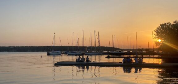Sonnenuntergang am See