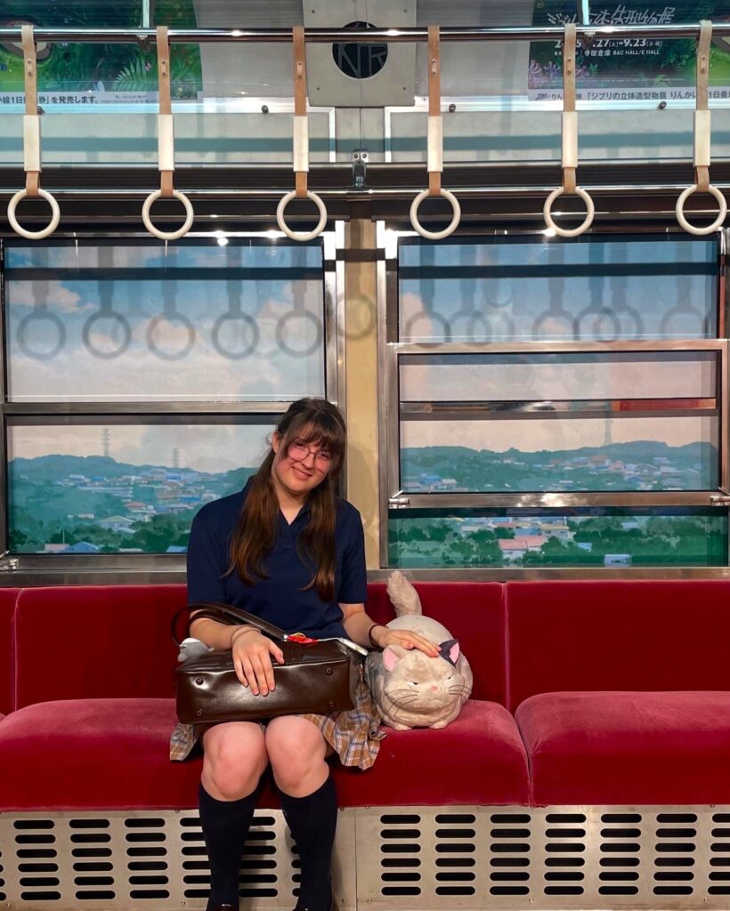 Ariya in der Ghibli Ausstellung