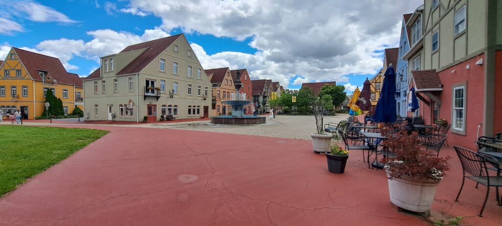 "Mini Deutschland" mit Fachwerkhäusern