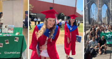 Impressionen aus dem Schüleraustausch von der Vorbereitung bis zur New York Orientation