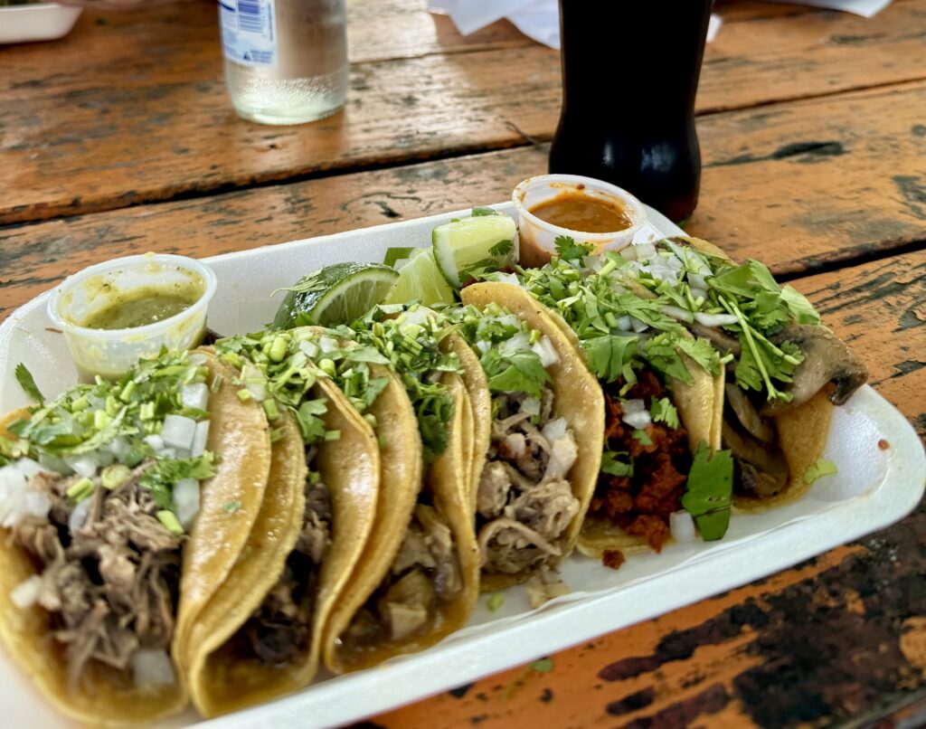 Tacos im Restaurant