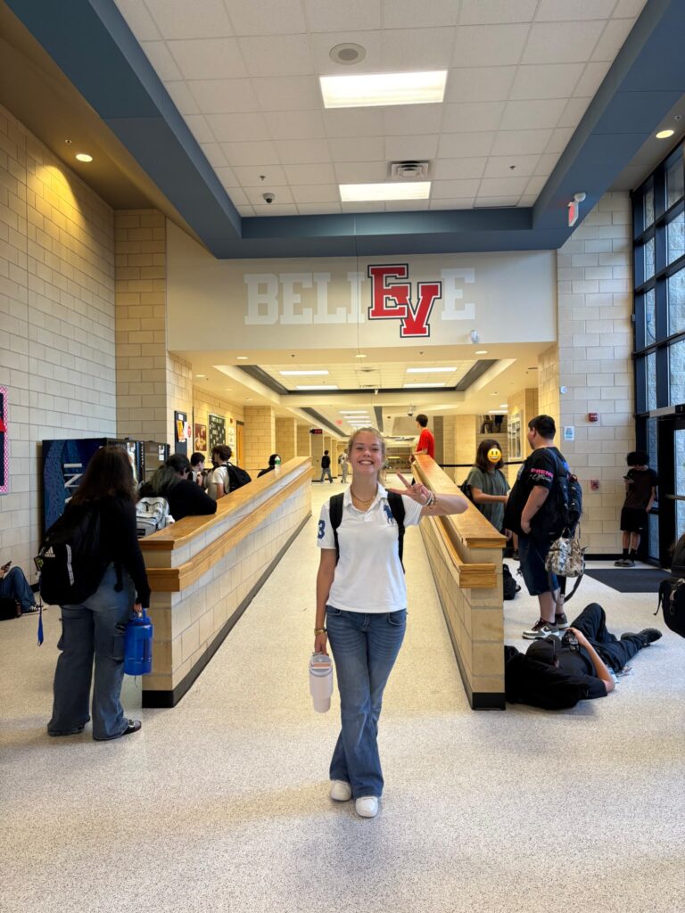 Frederike in ihrer High School
