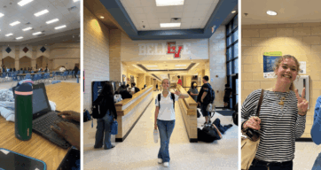 Frederike an ihrer amerikanischen High School