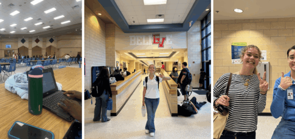 Erste Tage an der High School Frederike an ihrer amerikanischen High School