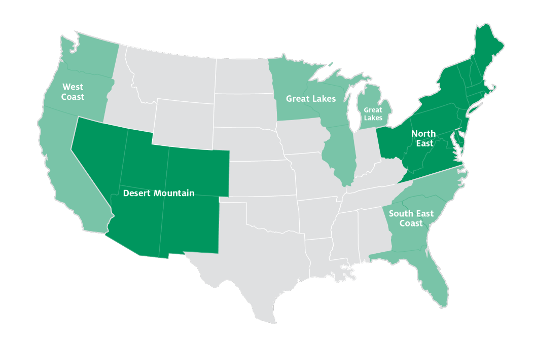 Ayusa USA Regionswahl