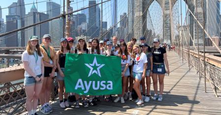 Ayusa Gruppe bei der New York Orientation