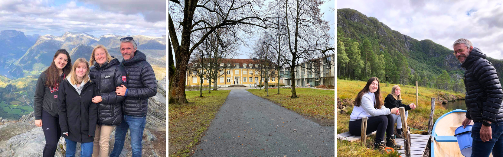 Schüleraustausch in Norwegen Foto Collage
