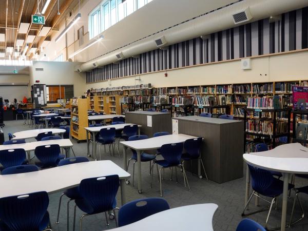 Burnaby North Secondary School Bibliothek