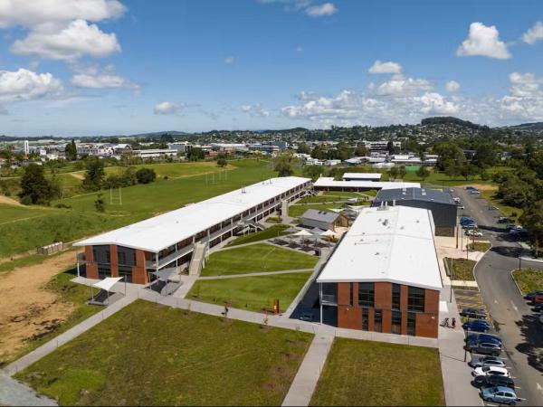 Whangarei Boys High School Campus von oben