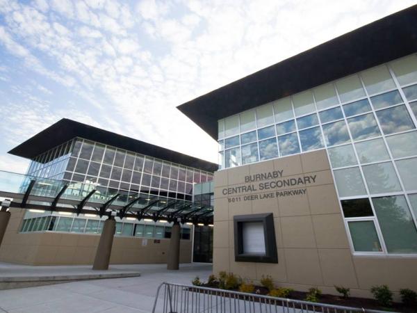 Burnaby Central Secondary School Eingang