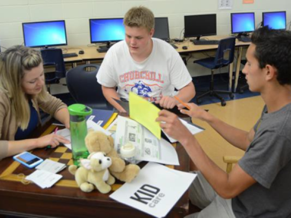 Winston Churchill High School Gebäude
