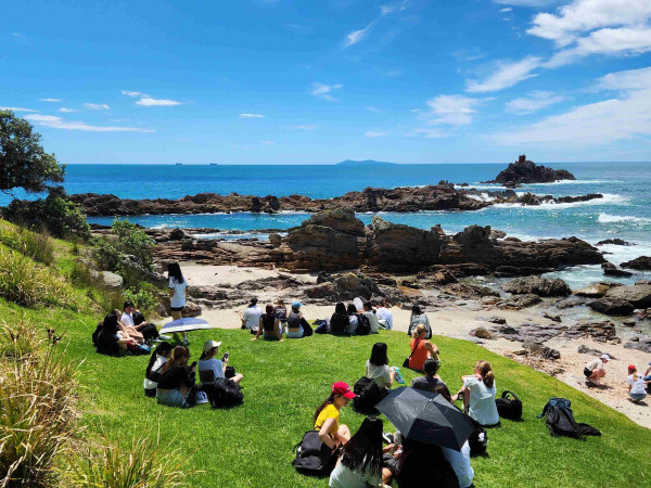 Tauranga Girls' College Strandausflug