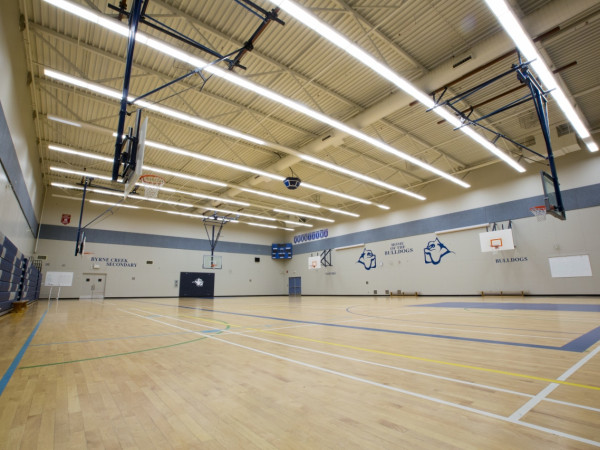 Byrne Creek Secondary School Sporthalle