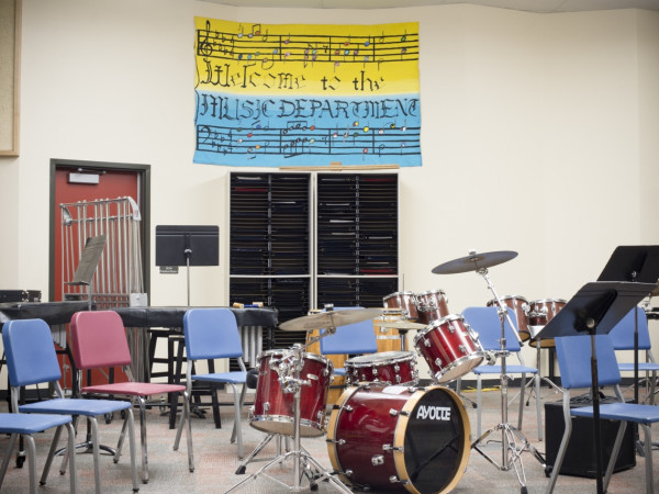 Burnaby Central Secondary School Band Raum