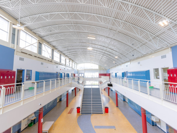 Byrne Creek Secondary School Hallway