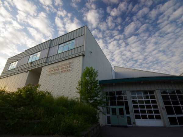 Moscrop Secondary School Eingang
