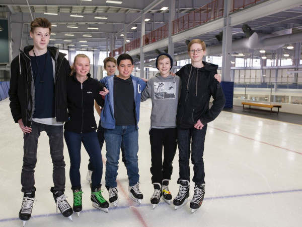 North Peace Secondary School Ice Skating