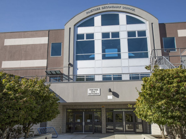 Pinetree Secondary School Entrance