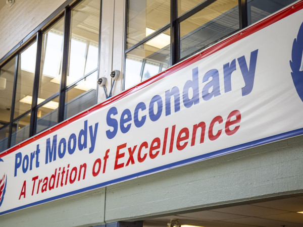 Port Moody Secondary School Banner