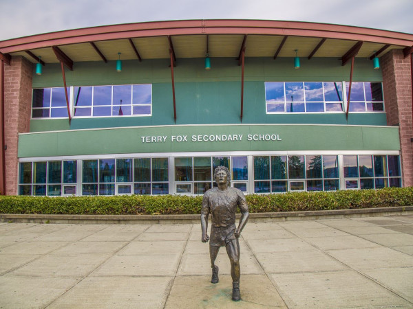Terry Fox Secondary School Front