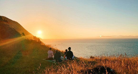 Sonnenuntergang am Meer