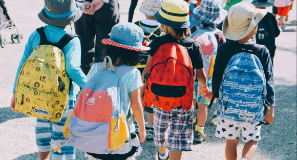 Kindergruppe in Japan