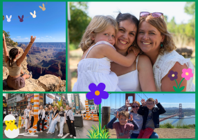 Oster Special Fotos von Au pairs mit Gastfamilien