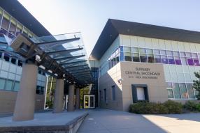Burnaby Central Secondary School Eingang