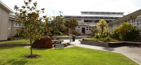 Rangitoto College Luftaufnahme Schule