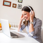 online Interview am Laptop