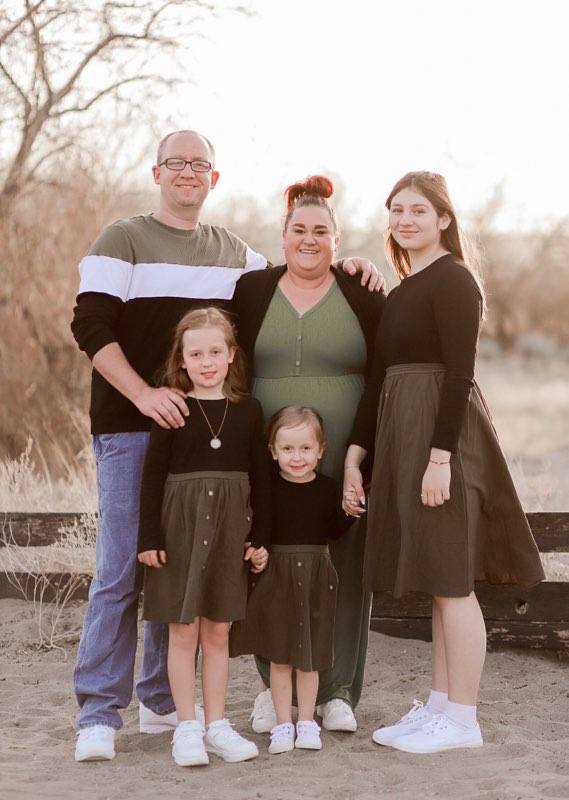 Familienfoto der Familie Endicott